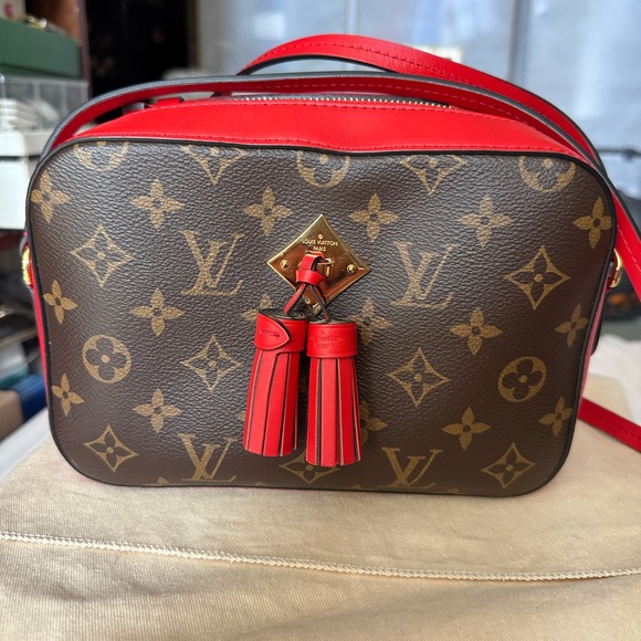 100% authentic Saintonge Monogram Coquelicot - Picture 2 of 12